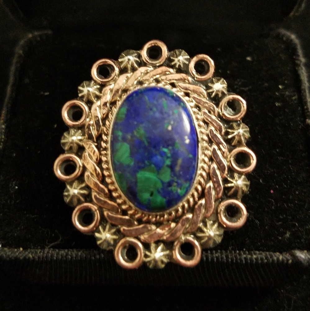 Chaco Canyon Blue Turquoise in Copper